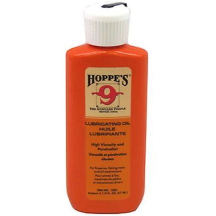 Hoppe's #9 Flip Top High Viscosity Lubricating Gun Oil Squeeze Bottle 2.25 Ounce/66.54mL Bottle