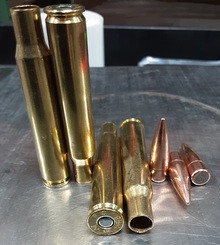 Federal 30-06 New Primed Brass With 30 Caliber 150 Grain Full Metal Jacket Projectile 3006FMJPRIMED50 50 projectile and 50 pieces of brass