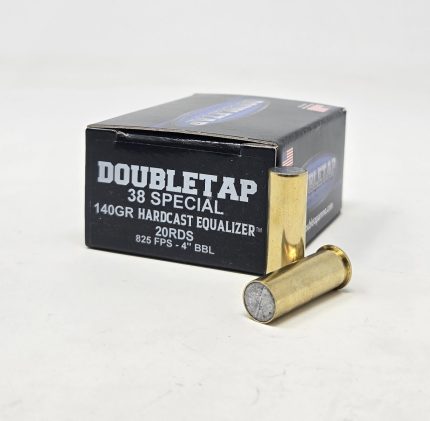 DoubleTap 38 Special Equalizer 38SP140EQ 140 Grain  Hardcast Wadcutter 20 Rounds