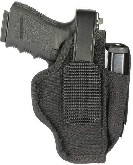 Blackhawk Ambid. Holster w/Mag 40AM01BK Size 1 (3"-4" Medium Auto)