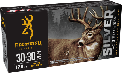 Browning 30-30 Winchester Silver Series B192630301 170 Grain Plated Soft Point 20 Rounds