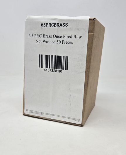 6.5 PRC Brass Once Fired Raw Not Washed 50 Pieces