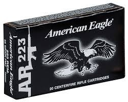 Federal 223 Remington American Eagle AE223JLC 55 gr 500 rounds