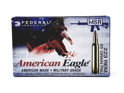 Federal 223 Remington American Eagle AE223J 55 gr 500 rounds