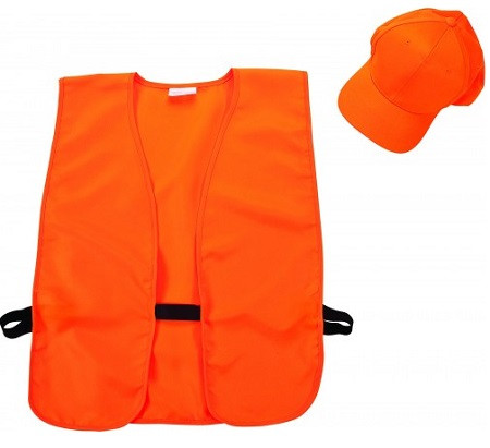 Allen Hat and Vest Combo AL17555 Blaze Orange