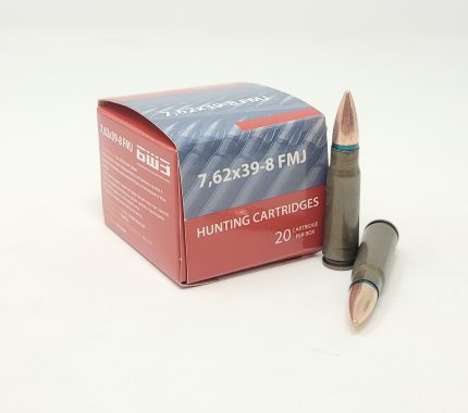 BSP 7.62X39mm Ammunition AM3387 Lacquered Steel Case 122 Grain Full Metal Jacket CASE 1000 Rounds