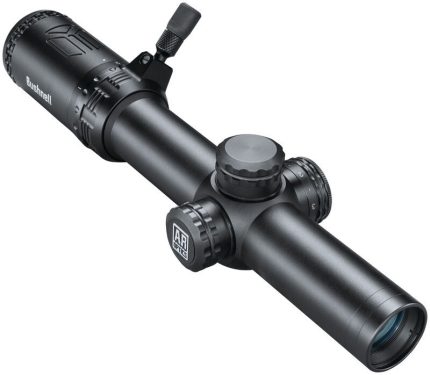 Bushnell AR Optics Illuminated Rifle Scope AR718241 Coated 1-8X Magnification 24mm BDC Reticle Black