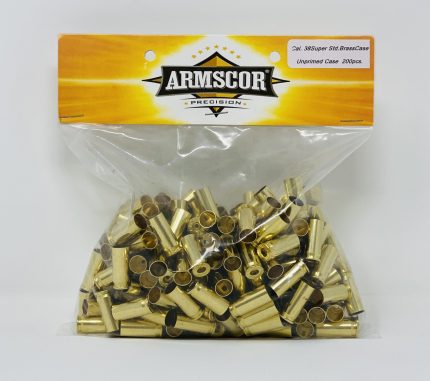 Armscor 38 Super Brass 52065 Unprimed Brass 200 Count