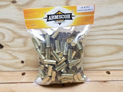 Armscor 45 Colt New Reloading  Brass 52119 Brass 200 Pieces