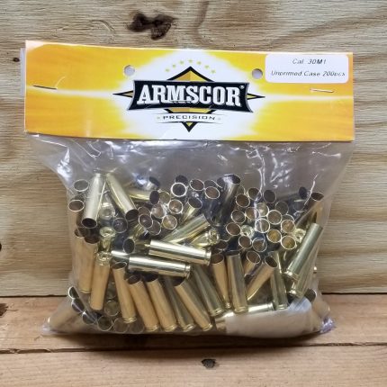Armscor 30 Carbine M1 New Reloading  Brass 52123 Brass 200 Pieces