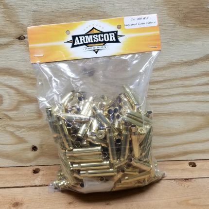 Armscor 308 Winchester New Reloading  Brass 52184 Brass 200 Pieces