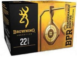 Browning 22LR Performance Rimfire 1255 fps 40 gr Black Oxide RN CASE 1,600 rounds