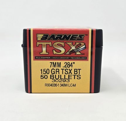 Barnes 7mm (.284 Dia) Reloading Bullets Copper TSX B30293 150 Grain Boat Tail Ballistic Tip 50 Pieces