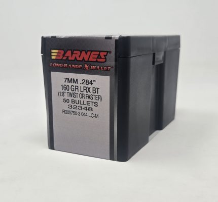 Barnes 7mm (.284 Dia) Reloading Bullets Copper LRX 32348 160 Grain Ballistic Tip 50 Pieces
