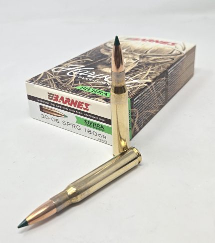 Barnes 30-06 Ammunition Harvest Collection BB32403 180 Grain Sierra Tipped Gameking 20 Rounds