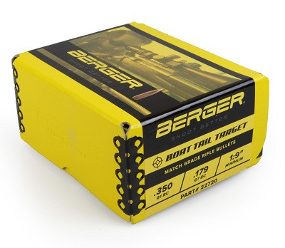 Berger 22 Cal (.224 Dia) Reloading Bullets 73 Grain BT Target 1000 Pieces