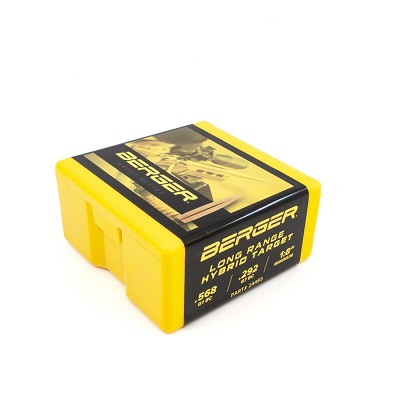 Berger 6mm (.243 Dia) Reloading Bullets 24485 109 Grain Long Range Hybrid Target 100 Pieces