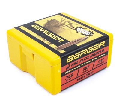 Berger 7mm (.284 Dia) Reloading Bullets 195 Grain EOL Elite Hunter 100 Pieces