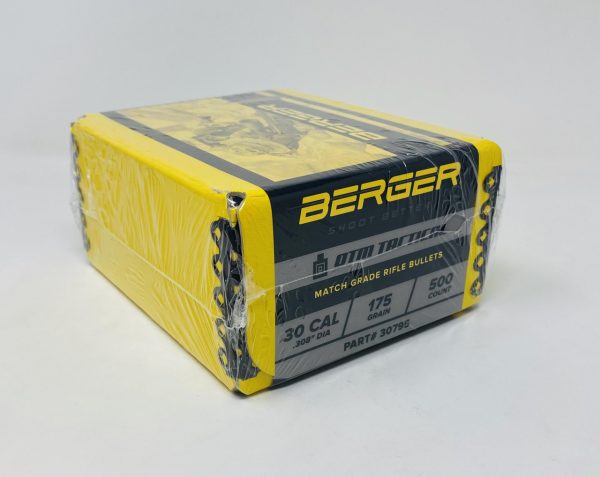 Berger OTM Tactical 30 Cal (.308" Dia) BER30795 175 Grain Open Tip 500 Pieces