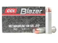 CCI 357 Magnum Blazer CCI3542 158 gr JHP 50 rounds