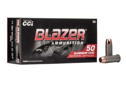 CCI 44 Special Ammunition Blazer Aluminum Cased CCI3556 200 Grain Jacketed Hollow Point 50 Rounds