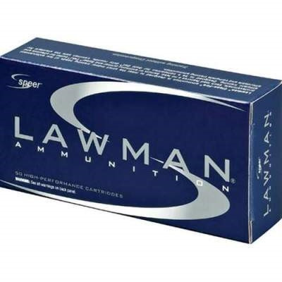 Speer 9mm Ammunition Lawman Cleanfire CCI53826 147 Grain Total Metal Jacket 50 rounds
