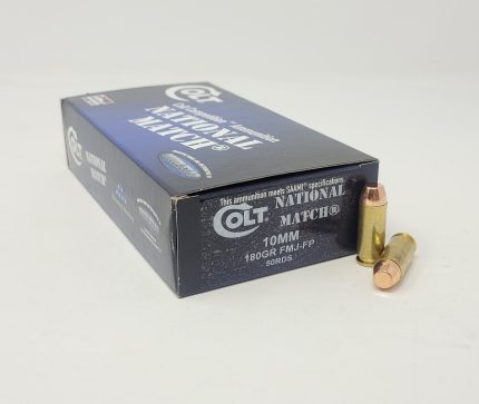 DoubleTap 10mm Ammunition Colt Competition 10M180FMJCT 180 Grain Full Metal Jacket 50 Rounds