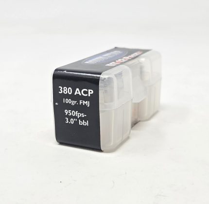 DoubleTap 380 Auto Ammunition DT12P380100F 100 Grain Full Metal Jacket 12 Rounds