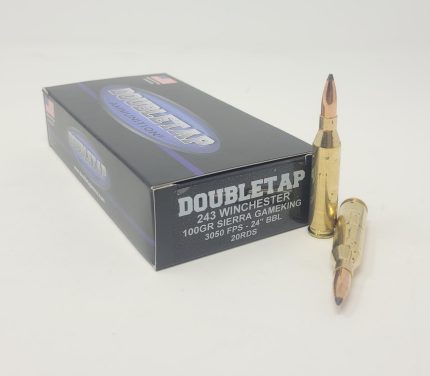 DoubleTap 243 Win Ammunition 243W100GK 100 Grain Sierra Gameking Soft Point 20 Rounds