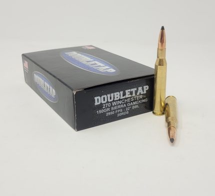 DoubleTap 270 Win Ammunition 270W150GK 150 Grain Sierra Gameking Soft Point 20 Rounds