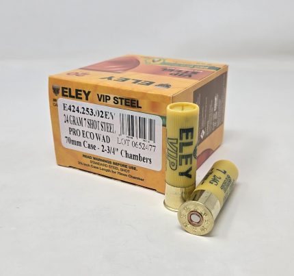 Eley 20 Gauge Ammunition VIP Steel Pro Eco Wad E42425302EV 2-3/4" #7 Shot 7/8oz 1216fps 25 Rounds