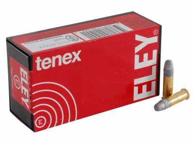 Eley 22LR Tenex ELEY100 40 gr LRN BRICK 500 rounds