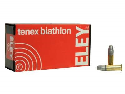 Eley 22LR Tenex Biathlon ELEY1400 40 gr LRN 50 rounds