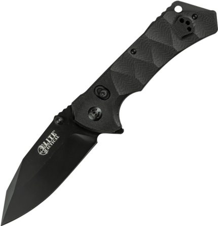 Elite Tactical Parallax Pocket Knife ETFDR005BK Rapid Lock Black