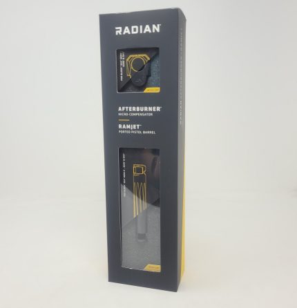 Radian Weapons Afterburner And Ramjet Combo Fits Glock 19 Gen5 G19G5-IL-RN Micro Compensator And Match Grade Barrel Black
