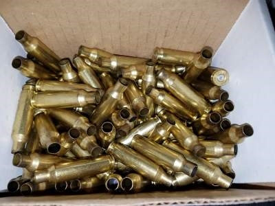 6mm Creedmoor Once Fired Brass Casings Raw Not Washed 100 pieces