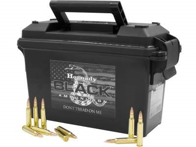 Hornady 223 Rem Ammunition Black Rifle H80233 62 Grain Full Metal Jacket with Ammo Box 247 rounds