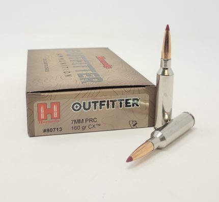 Hornady 7mm PRC Ammunition Outfitter H80713 160 Grain Monolithic Copper Alloy Expanding Ballistic Tip 20 Rounds