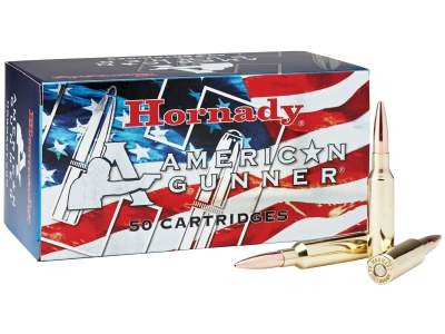 Hornady 6.5 Creedmoor Ammunition American Gunner H81482 140 Grain Boat Tail Hollow Point 50 rounds
