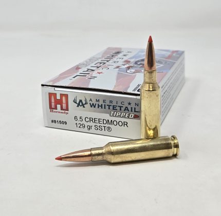 Hornady 6.5mm Creedmoor Ammunition American Whitetail H81509 129 Grain SST Tipped 20 Rounds