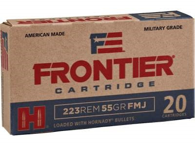Hornady 223 Rem Frontier HFR106 55 gr FMJ 1000 rounds
