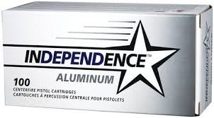 Independence 40 S&W Ammunition Aluminum IAL40180100 180gr FMJ 500 rounds