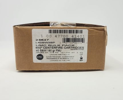 Remington 40 S&W Bulk Pack L40SW3BP 180 gr FMJ 650 rounds