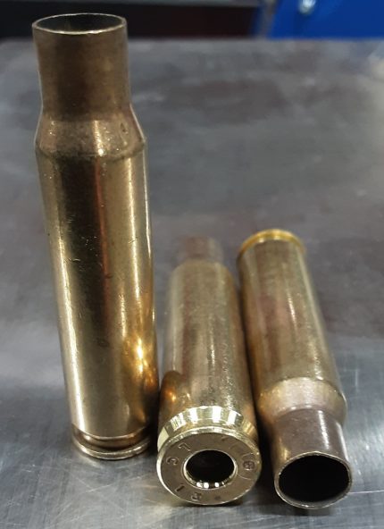 Lake City .308 Once Fired Deprimed Brass LAKE308BRASSSEMIPROC 875 Pieces