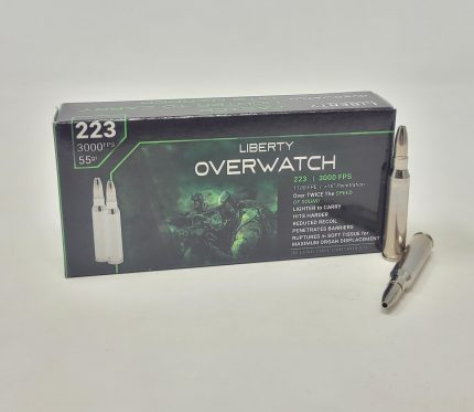 Liberty 223 Remington Ammunition LAOW223553000 55 Grain Hollow Point Lead Free 20 Rounds