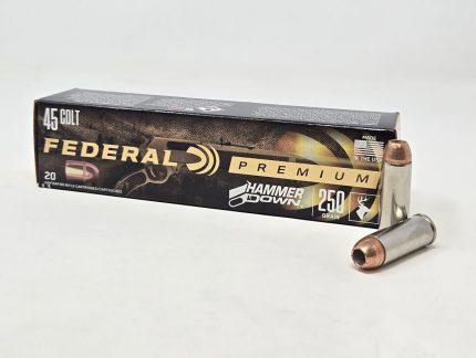 Federal Premium 45 Colt Ammunition Hammer Down LG45C1 250 Grain Jacketed Hollow Point 20 Rounds