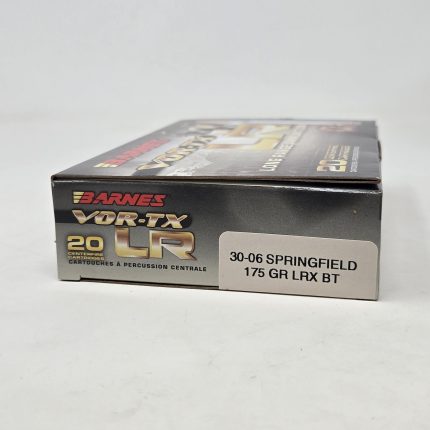 Barnes 30-06 Ammunition Copper LRX LR30061 175 Grain Long Range Ballistic Tip 20 Rounds