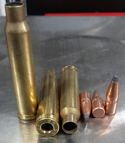 Lake City .556 Once Fired Deprimed Brass With 22 Caliber .224  55 Grain Soft Point Projectile MCC556COMBO Combo Pack 200 Pieces