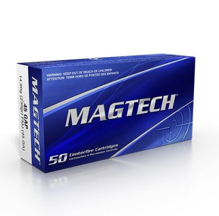 Magtech 45 GAP Ammunition MT45GA 230 Grain Full Metal Jacket 50 Rounds
