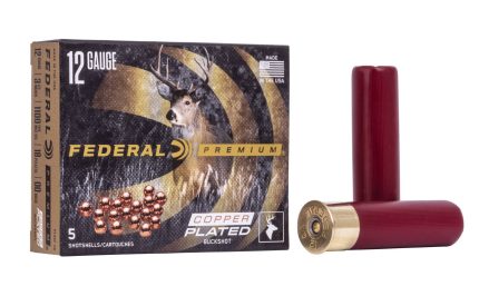 Federal Premium 12 Gauge Ammunition P135F00 3-1/2" Copper Plated 00 Buckshot 18 Pellet 1100fps 5 Rounds